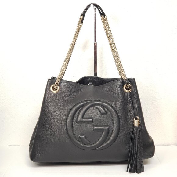 Gucci GG Soho on Chain Medium Shoulder Bag 650-092625 - Picture 1 of 15